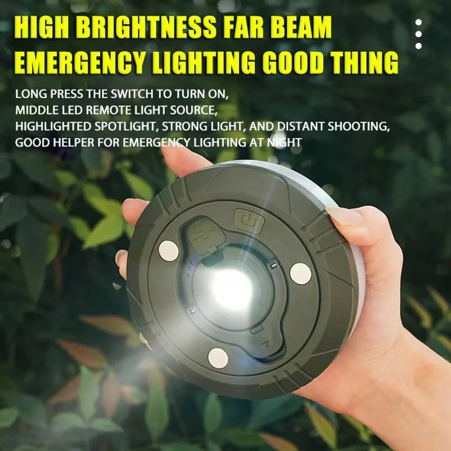 Camping String Lights 2 In1 Outdoor Waterproof Portable Stowable String Light with Lighting Modes USB Camping Lights for Hiking