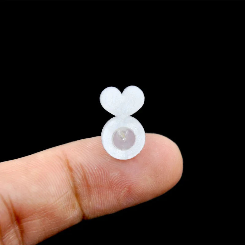 10/30/50Pcs 10X16Mm Rubber Earring Lifter Backs Replacements Plugs for DIY Droopy Heavy Stud Ears Jewelry Support Comfortable