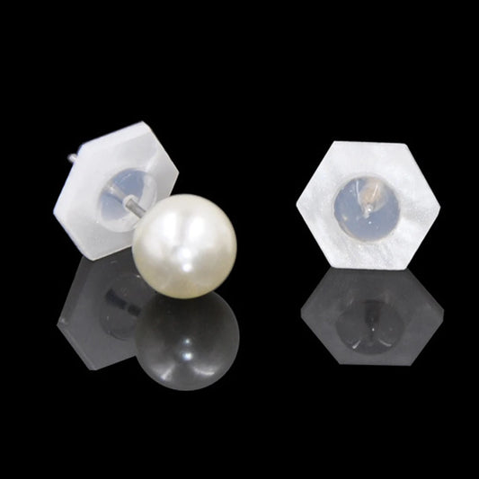 10/30/50Pcs 10X16Mm Rubber Earring Lifter Backs Replacements Plugs for DIY Droopy Heavy Stud Ears Jewelry Support Comfortable
