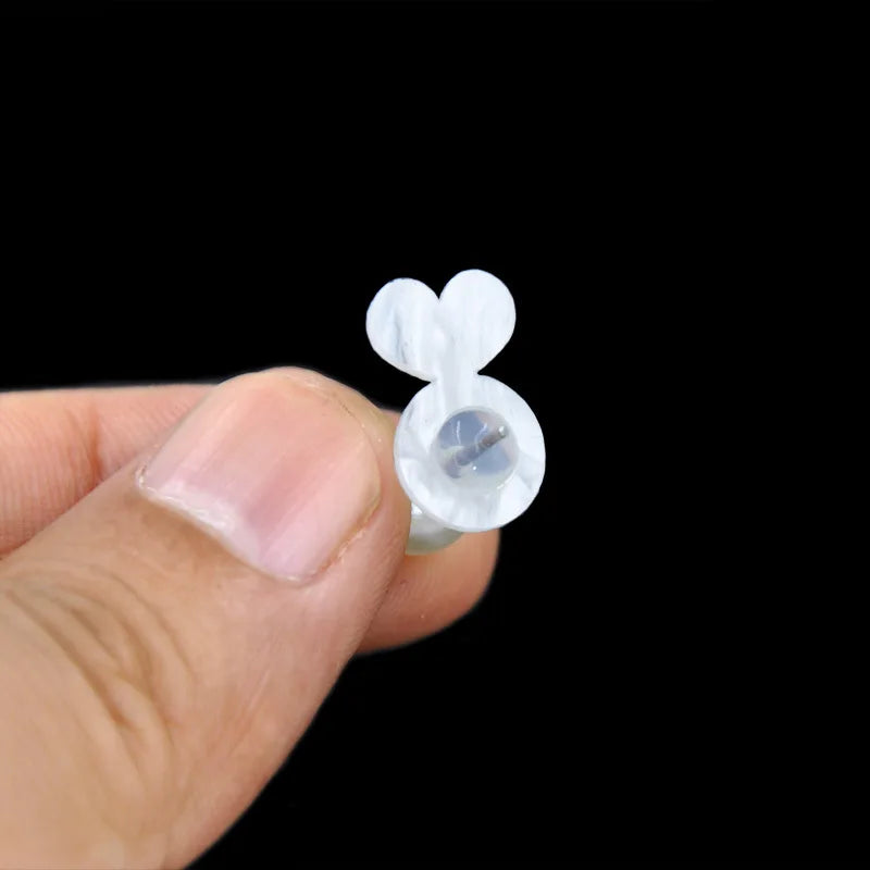 10/30/50Pcs 10X16Mm Rubber Earring Lifter Backs Replacements Plugs for DIY Droopy Heavy Stud Ears Jewelry Support Comfortable