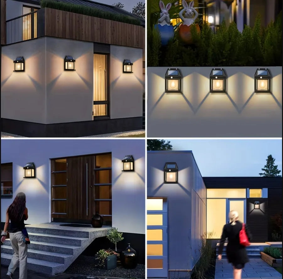 Powerful Outdoor Solar Lamp Garden Solar Powered Streetlight Outdoor Lights Waterproof Light Led Lighting External Decoration